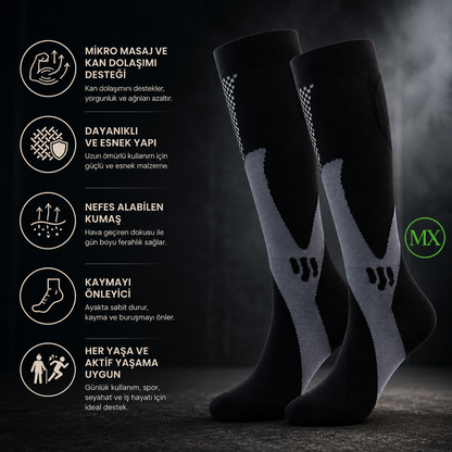 Manlex™ Kompresyon Çorabı